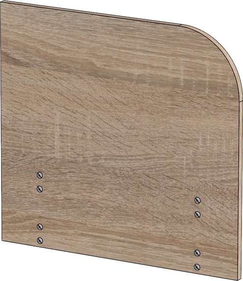 Экран Стандарт- дуб сонома