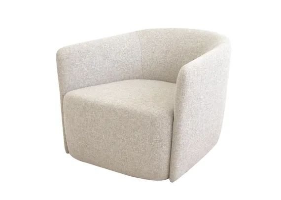 Кресло Ellipse E6.1 (молочный, рогожка)
