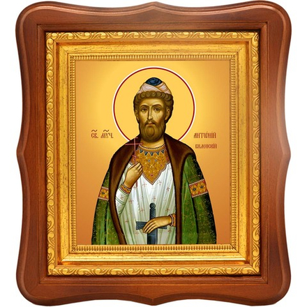 Антоний Виленский святой мученик. Икона на холсте.