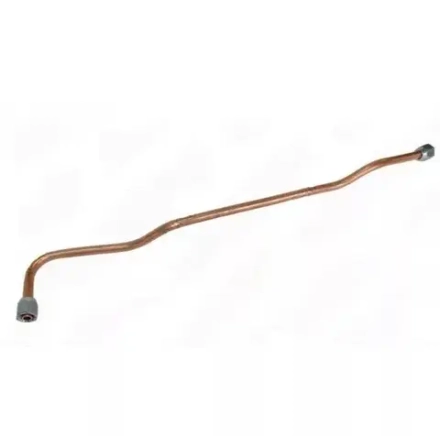 Трубка а/м КАМАЗ-ЕВРО подводящая к 1-но цилиндровому компрессору (медная) 7406-3509290