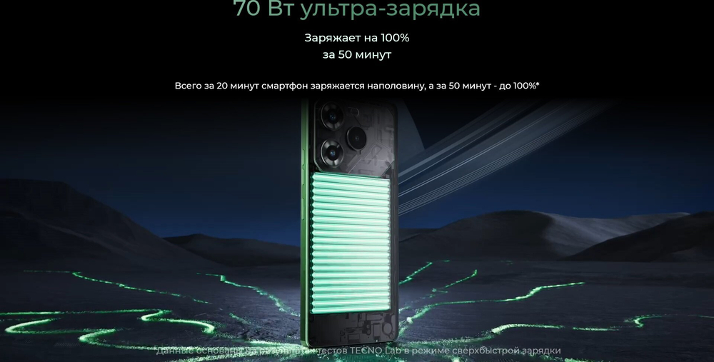 Смартфон TECNO POVA 6 Pro, 5G, 12GB RAM, 256GB ROM, AMOLED, камера 108MP, NFC, Серый