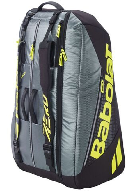 Сумка теннисная Babolat Pure Aero RHX12 10th Gen - metallic dark forest/yellow