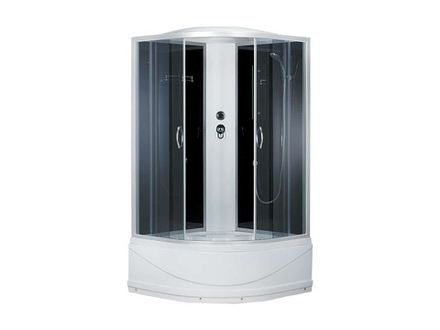 Душевая кабина ER3508TP-C4 800*800*2150 высокий (СЕРЫЙ) поддон, тонированое стекло