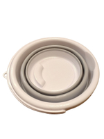 Ведро складное 5 литров, круглое, цвет серый