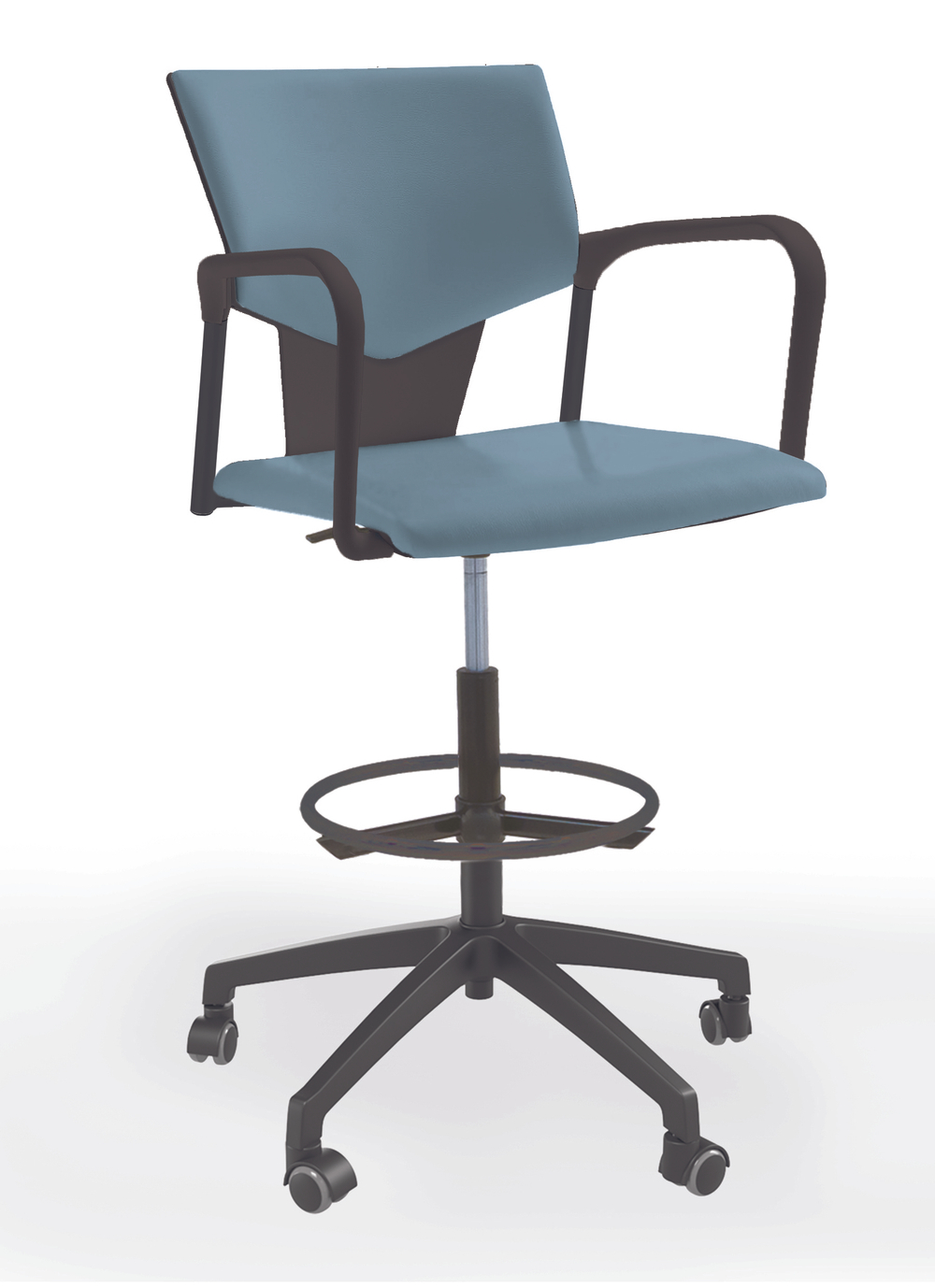 Aktiva кресло кассира с мягким сиденьем и спинкой