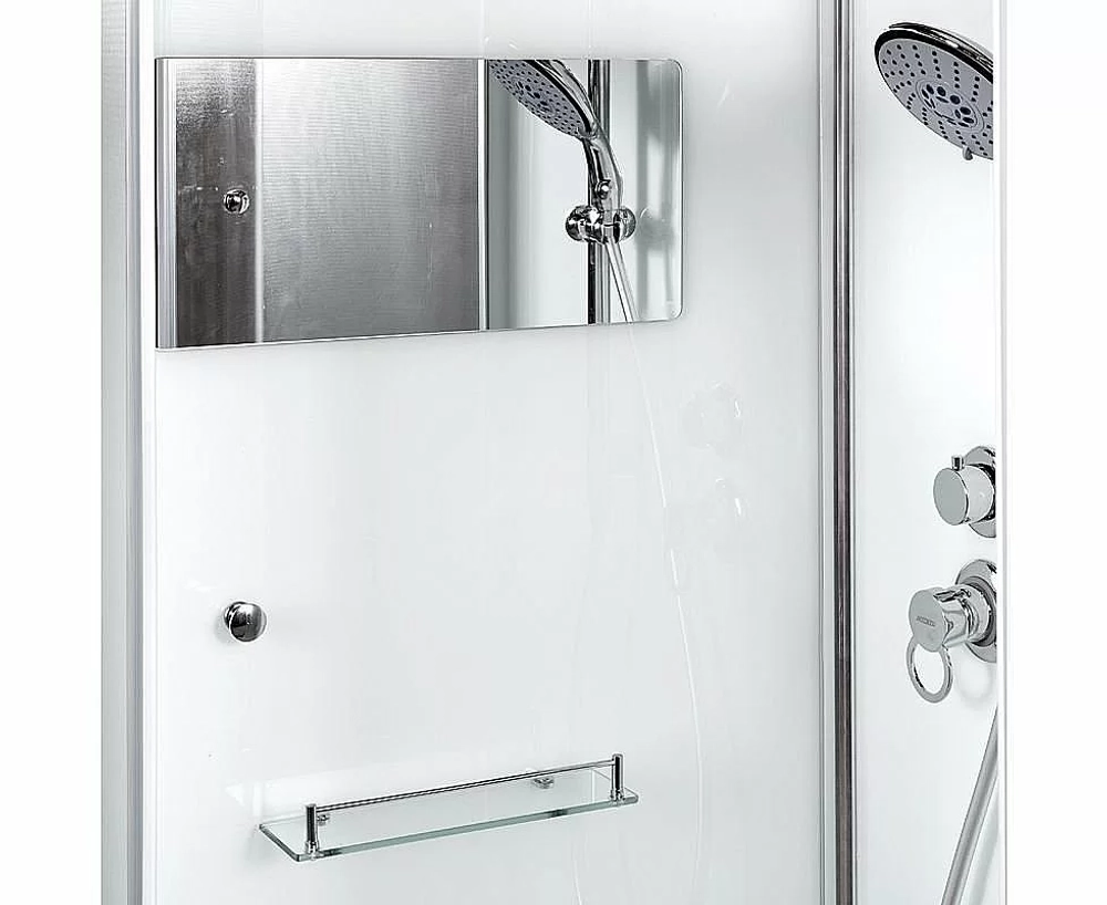 Душевая кабина DTO K408S 80x80 с электрикой прозрачная/хром