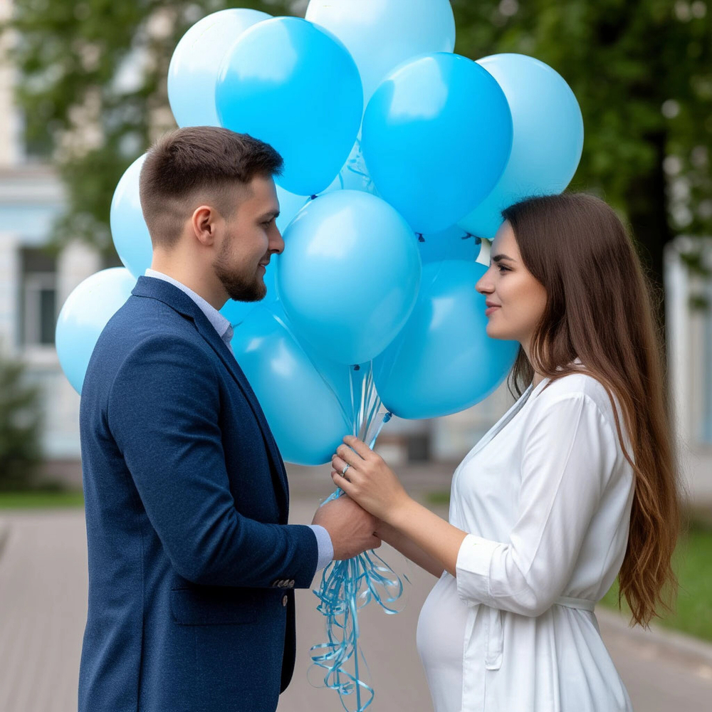 Морская волна. АКЦИЯ! 30 гелиевых шаров