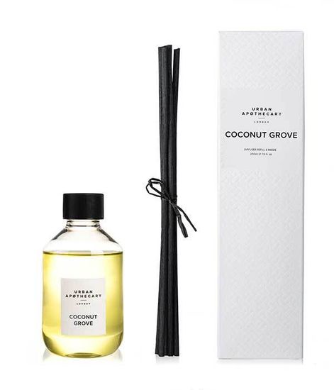 Кокосовая роща сменный аромат для аромадиффузора с палочками, Urban Apothecary