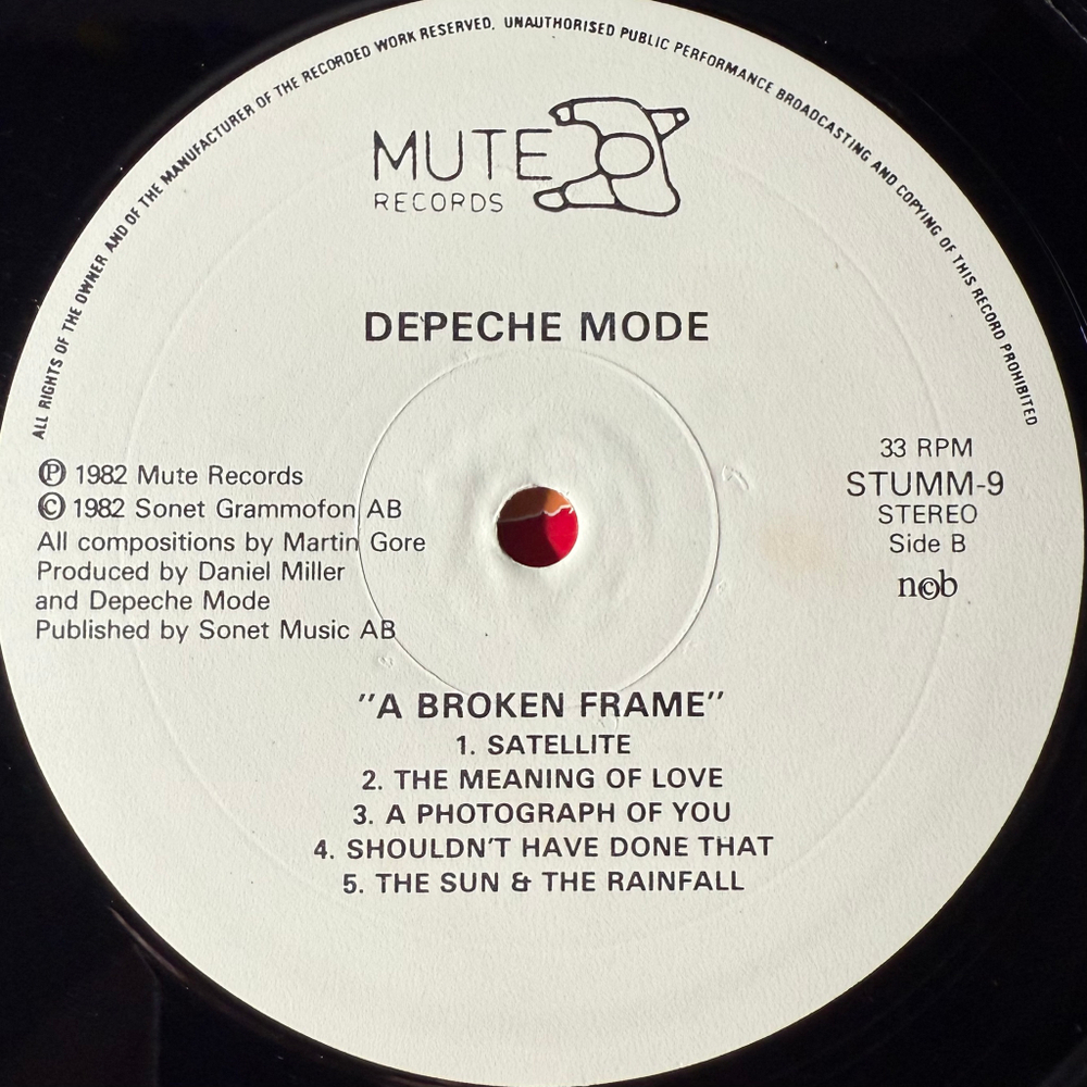 Depeche Mode - A Broken Frame (Скандинавия 1982г.)