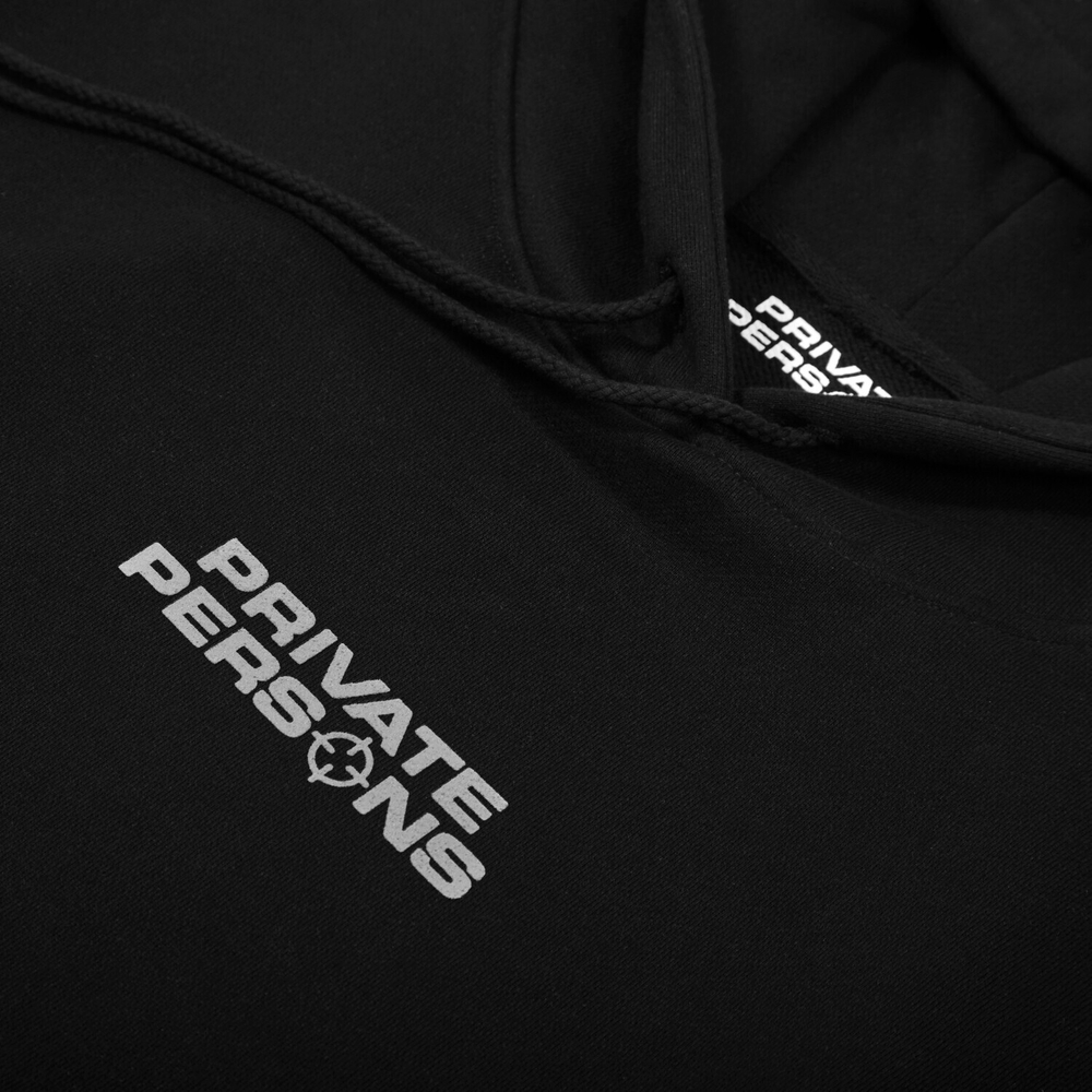 BASIC "GREY PP LOGO" HOODIE