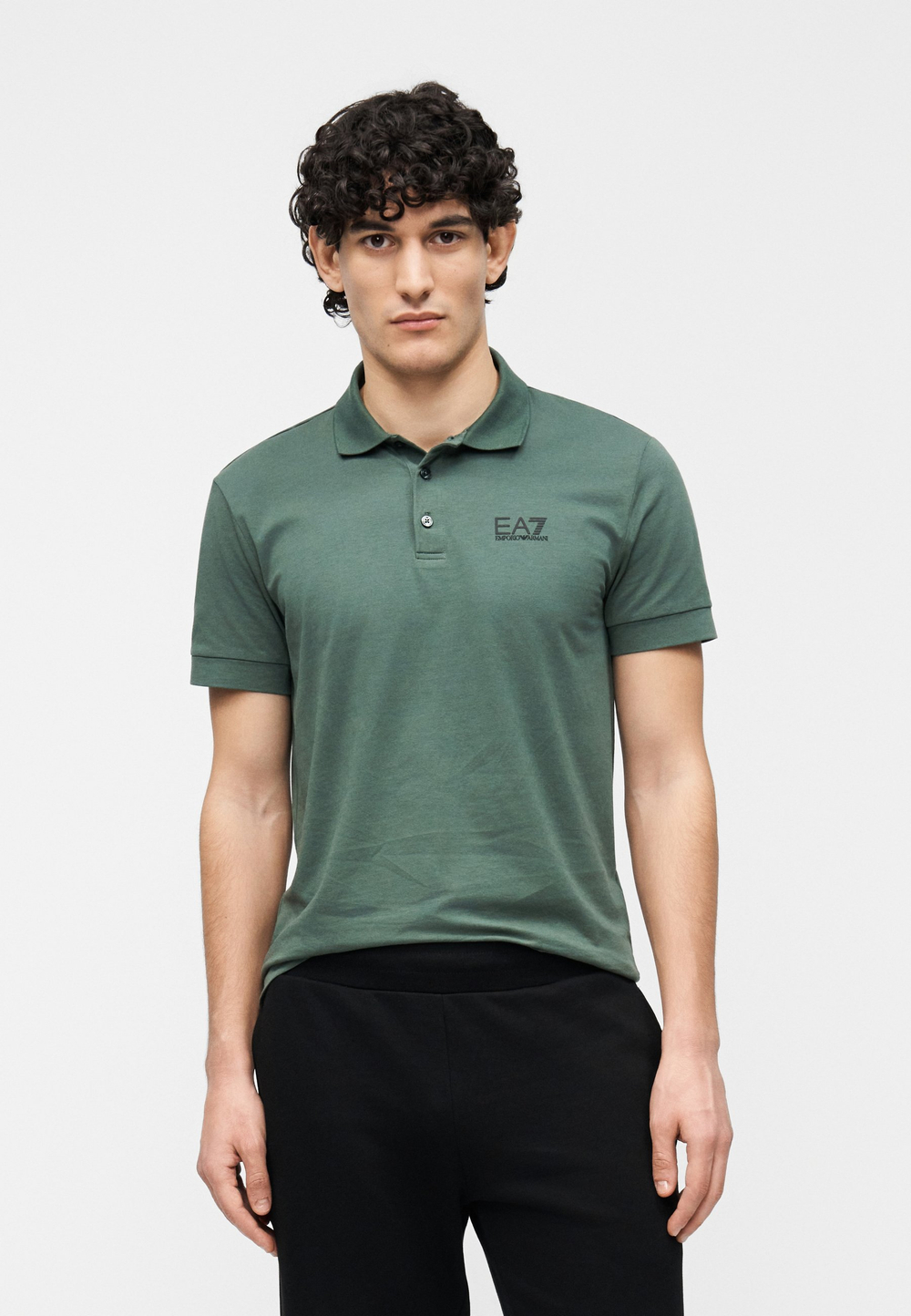 EA7 Emporio Armani Футболка-поло - Зелёный