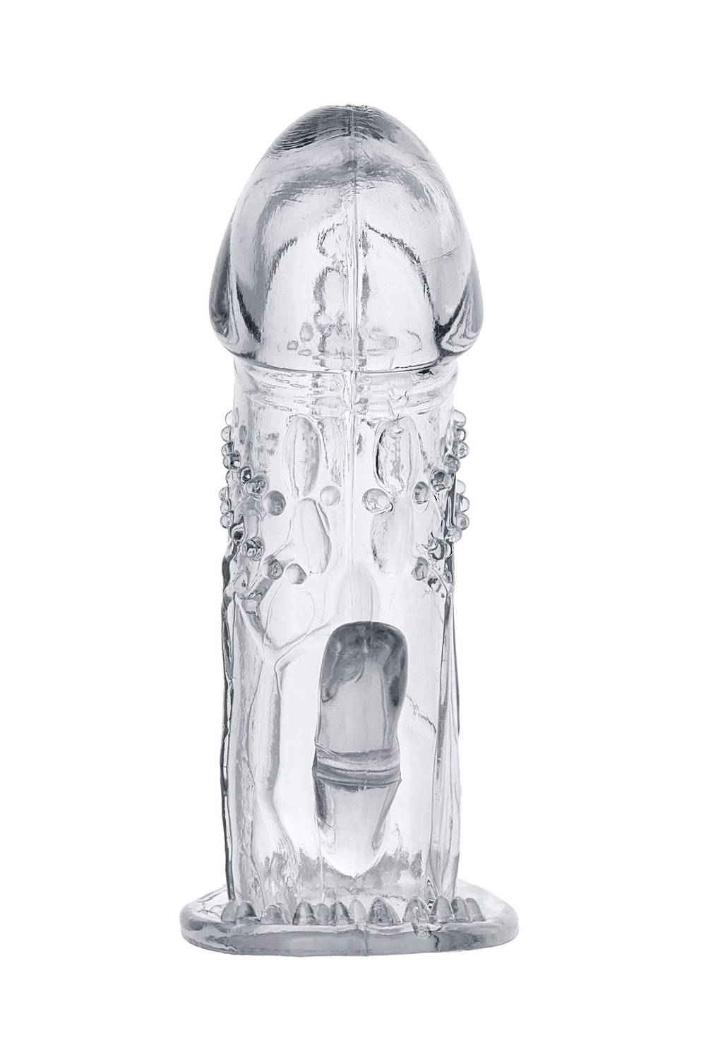 Прозрачная насадка на пенис Uco - 13 см. (Цвет: прозрачный)