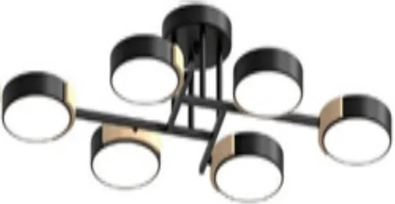 Потолочный cветильник LED4U L3211-830 BK