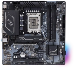 Материнская плата ASROCK H670M PRO RS, LGA 1700, Intel H610, mATX, RTL