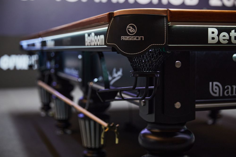 Бильярдный стол для русской пирамиды RASSON "Englon" (12 футов, черный)