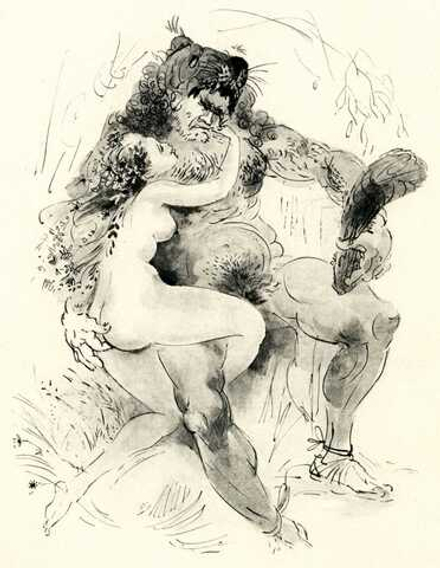 Amandine Dore (1912-2011) - эротическое искусство французского художника