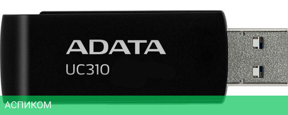 USB Flash-накопитель A-Data UC310-64G-RBK Black