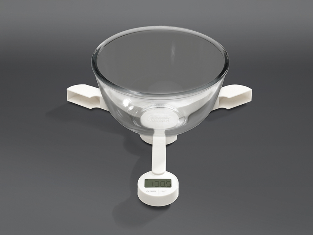 Весы кухонные складные TriScale™ белые, Joseph Joseph