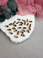 Наветт Navette 10*5 мм, Light smoke topaz