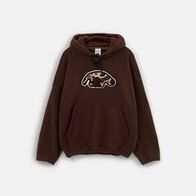 Худи Anteater Hoodie-Fleece Camo Logo, коричневый
