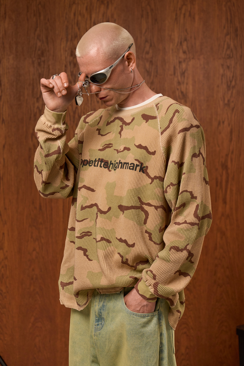 Лонгслив Appetite Waffle Longsleeve "Camo"