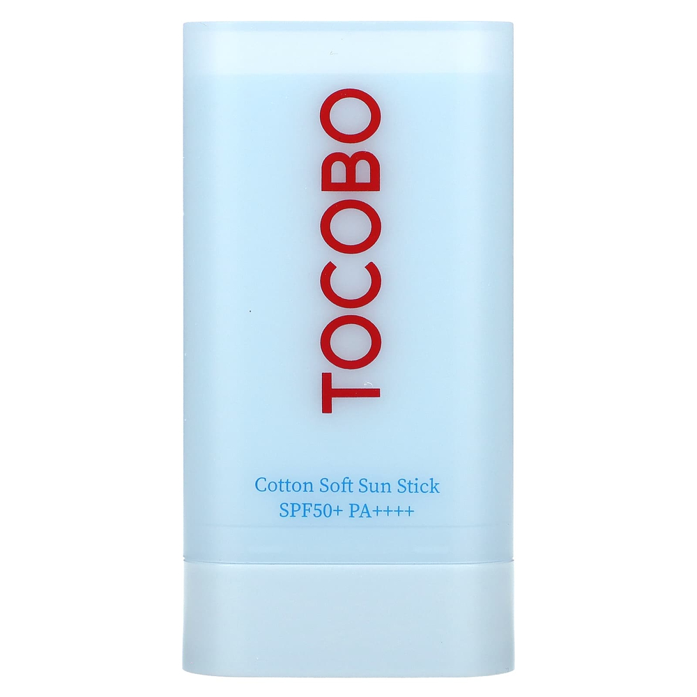 Tocobo, Мягкий солнцезащитный стик из хлопка, SPF 50+/PA ++++, 19 г (0,67 унции)