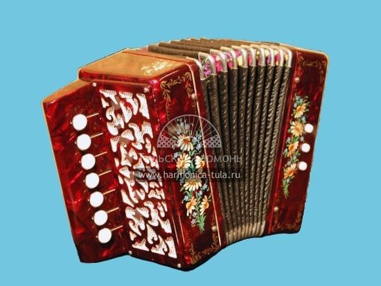 Гармонь 1-голосная ТУЛЬСКАЯ ГАРМОНЬ ГН 25