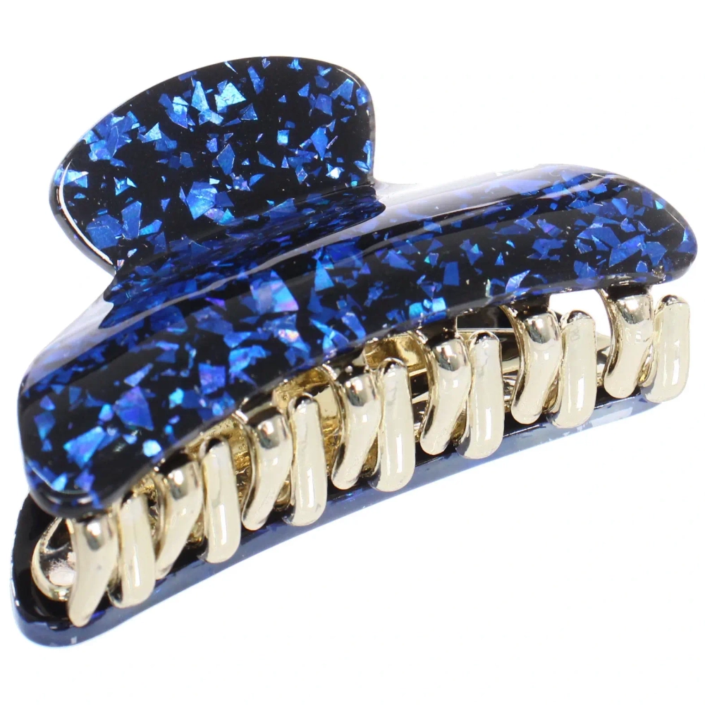 Заколка-краб для волос « ЭЙФОРИЯ», эва, микс 6 цветов, 7см (блистер Кокетка)