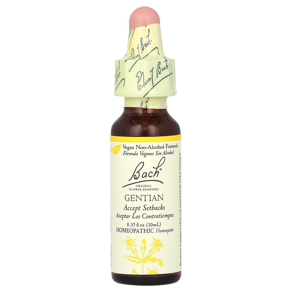 Bach, Original Flower Remedies, горечавка, 10 мл (0,35 жидк. унции)