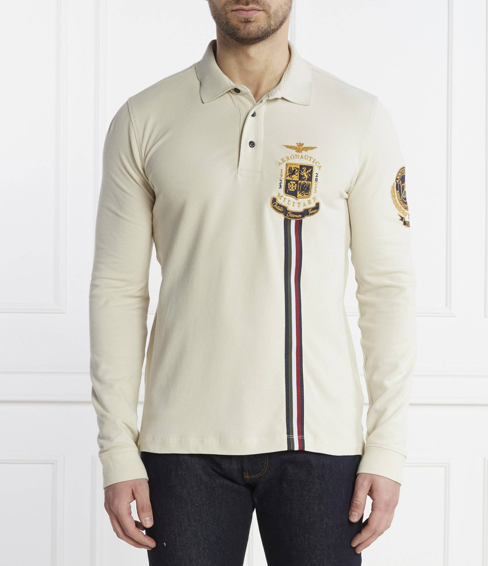 Поло Aeronautica Militare - бежевый(PO1744P191)