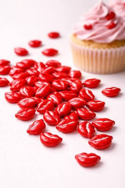 Посыпка кондитерская "Губы красные", 50 гр