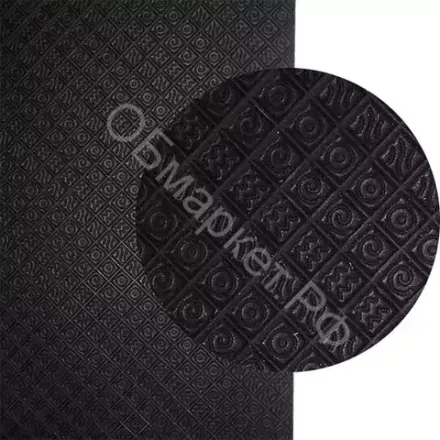 Микропора Искож 8,5мм 120х77см ВШ (лабиринт), чёрный