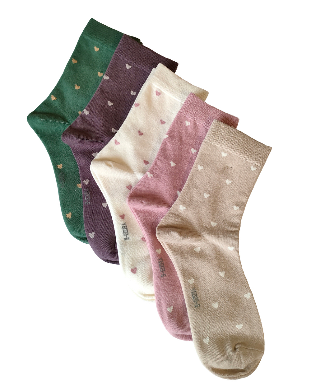 Носки р.35-40 "Love" Комплект - 5 пар