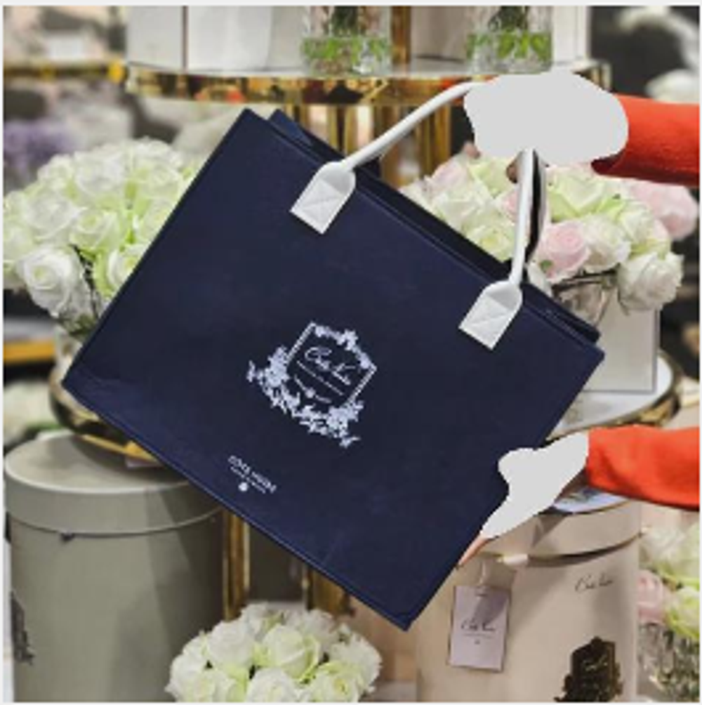 Сумка Navy Handle BagСумка подарочная на Cote Noire 38x30x20 Синий