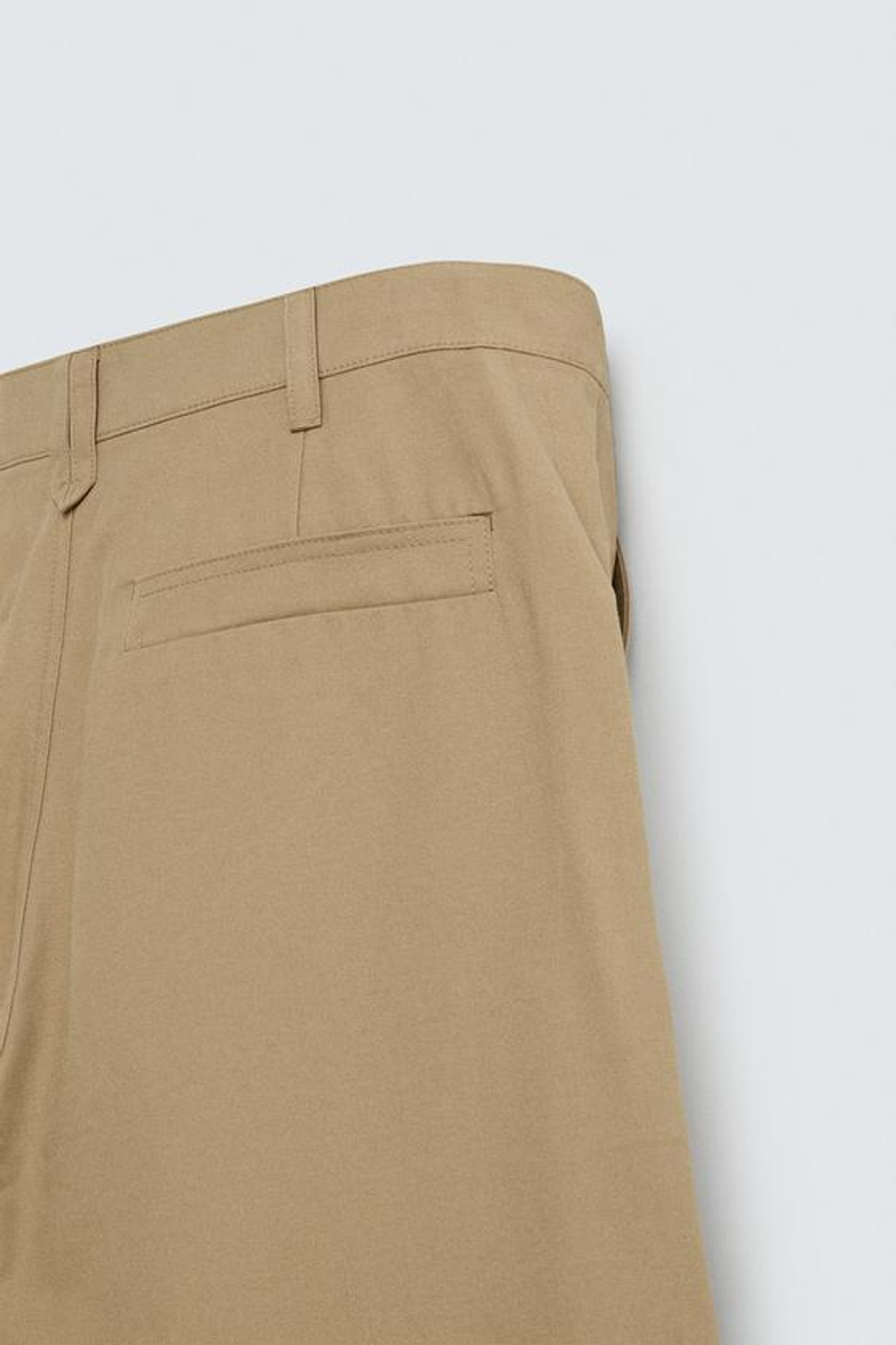 ZARA БРЮКИ WIDE FIT СО СКЛАДКАМИ, РЫЖЕВАТО-КОРИЧНЕВЫЙ