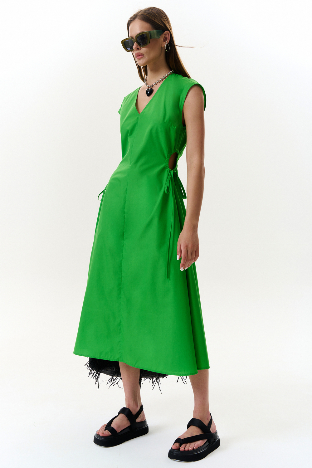 Платье "Марсель" 1085 зеленый