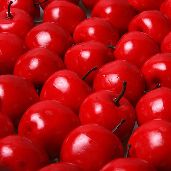 Яблоко красное 5 см, 10 шт., 0599-2