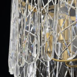 Citilux TALLA CL318292 Люстра хрустальная подвесная Золото