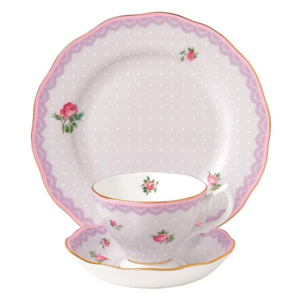 Royal Albert - Набор для завтрака Love Lilac - 3 предмета / артикул   40002530  / GTIN 701587145596