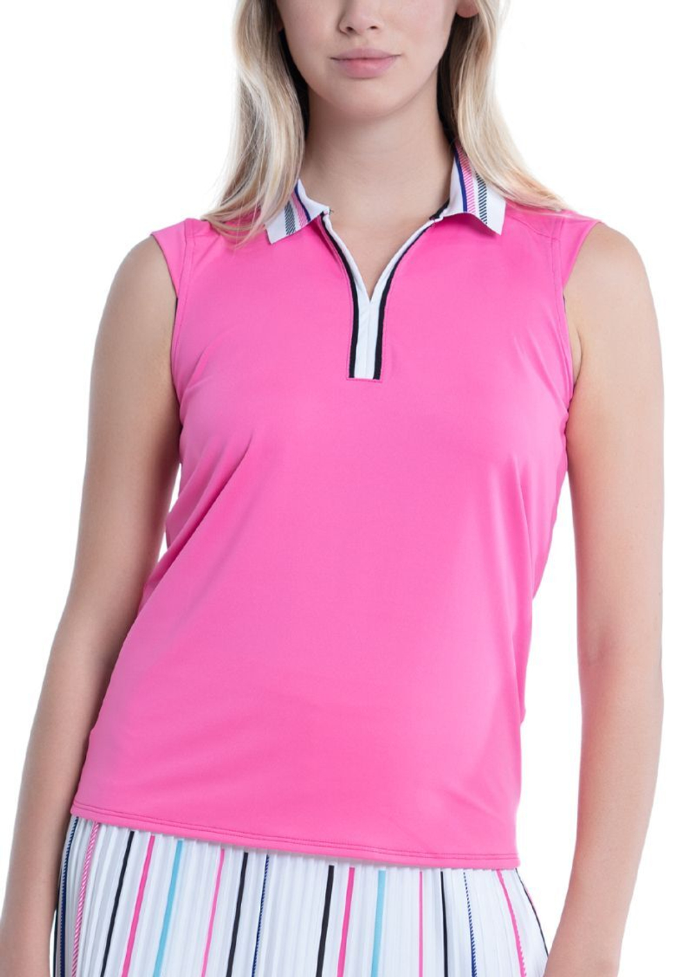 Топ теннисный Lucky in Love Prep It Up Icon Tank - Pink