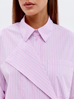 Рубашка с декоративным, откидным воротником