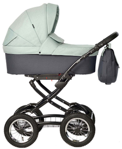 Детская коляска Indigo Blues Classic 1 в 1 Bl01 шалфей