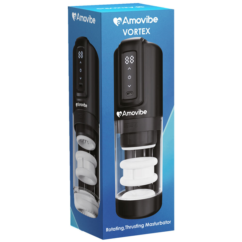 Хай-тек мастурбатор Amovibe Vortex, черный