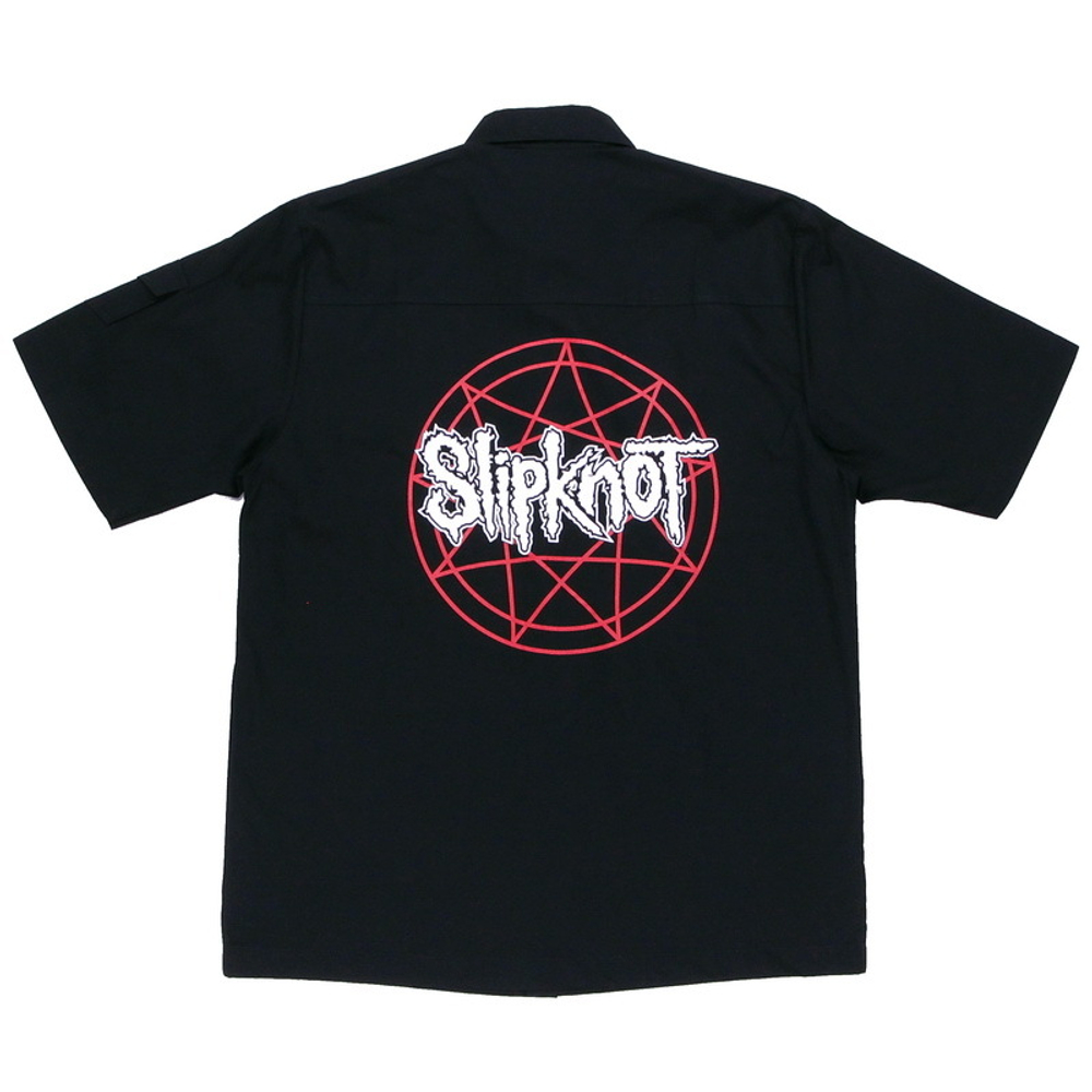 Рубашка на пуговицах Slipknot лого