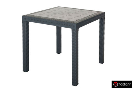 Стол Bica Dallas 800*800мм, коричневый