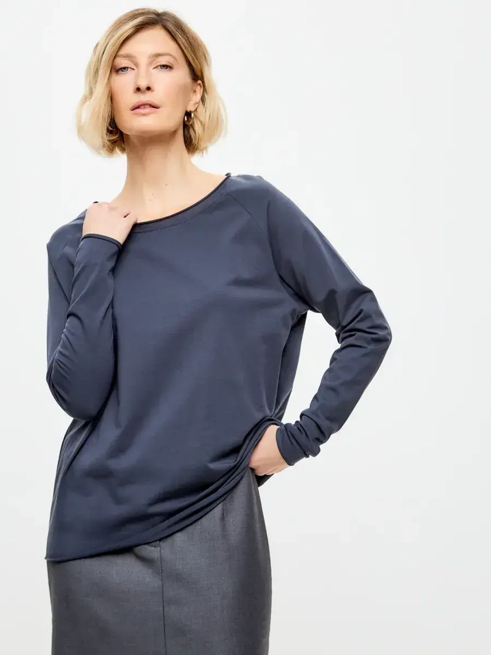 Лонгслив оверсайз реглан