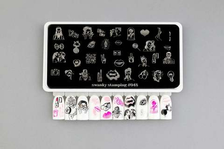 Пластина Swanky Stamping 048