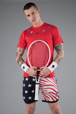 Мужская теннисная футболка  HYDROGEN STAR TECH  (T00554-102)