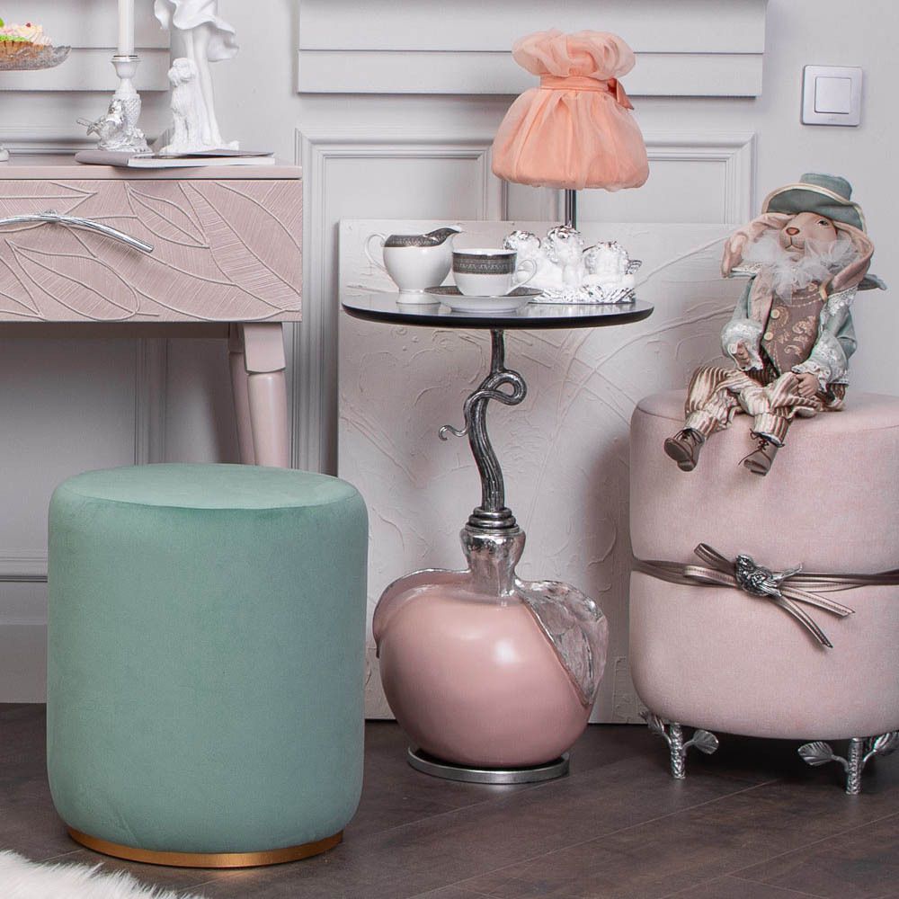 Банкетка ENZO Аквамарин Голд