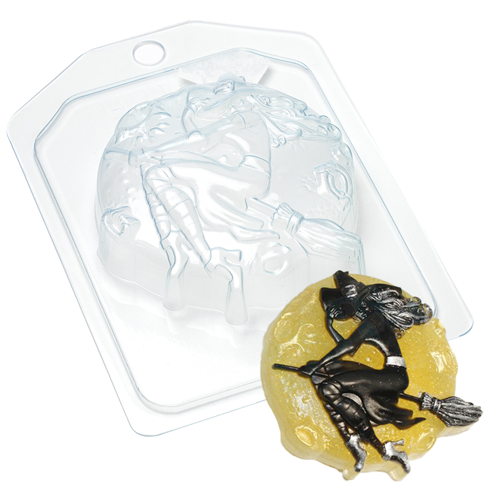 Форма пластиковая "Ведьмочка на луне"